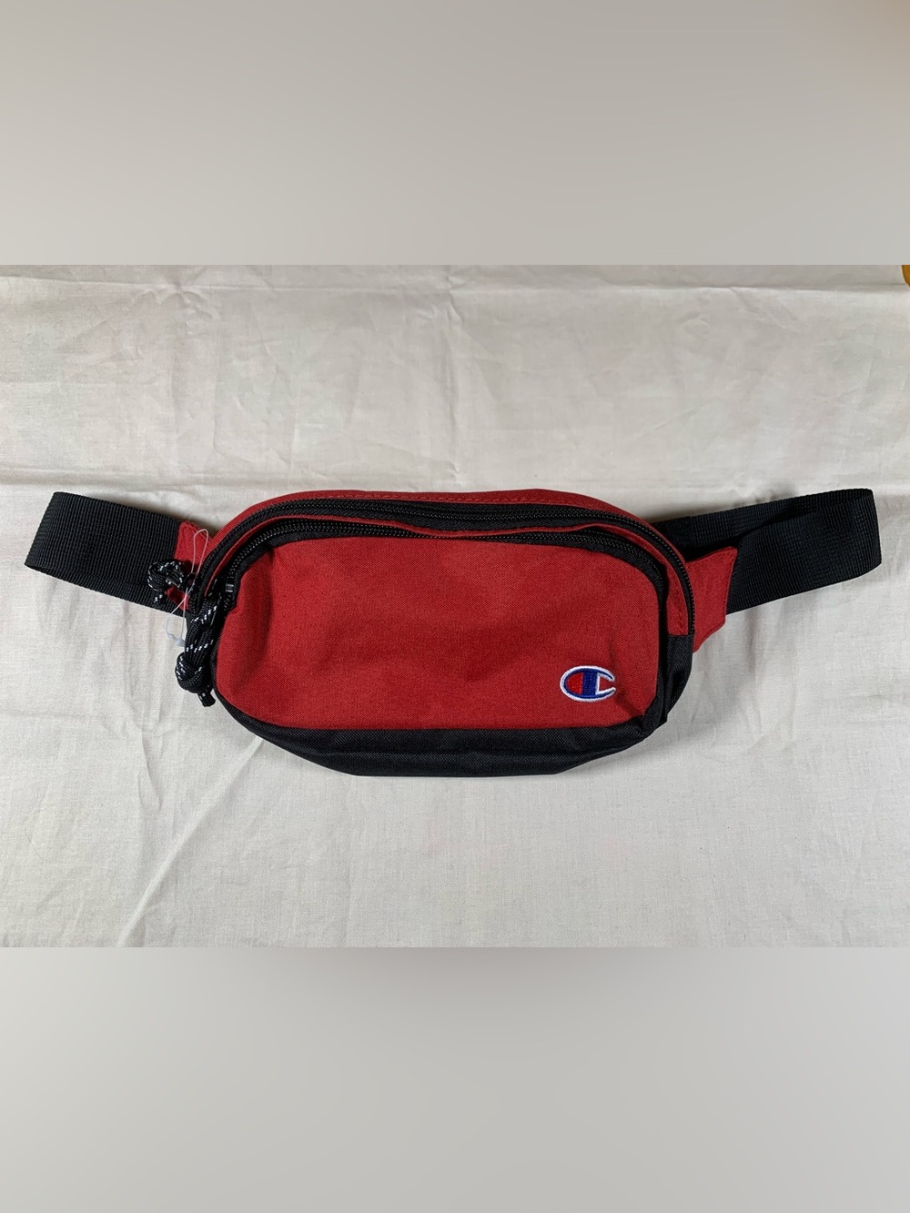 NWOT Champion Waist Fanny Pack Red Black
